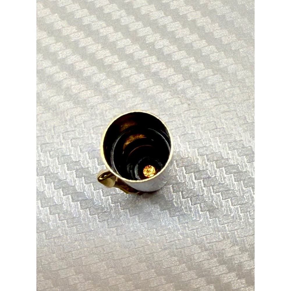 Parker 75 Pen Cap Vintage Brushed Stainless Gold Trim Arrow Clip PE-8957-1 - Picture 6 of 9